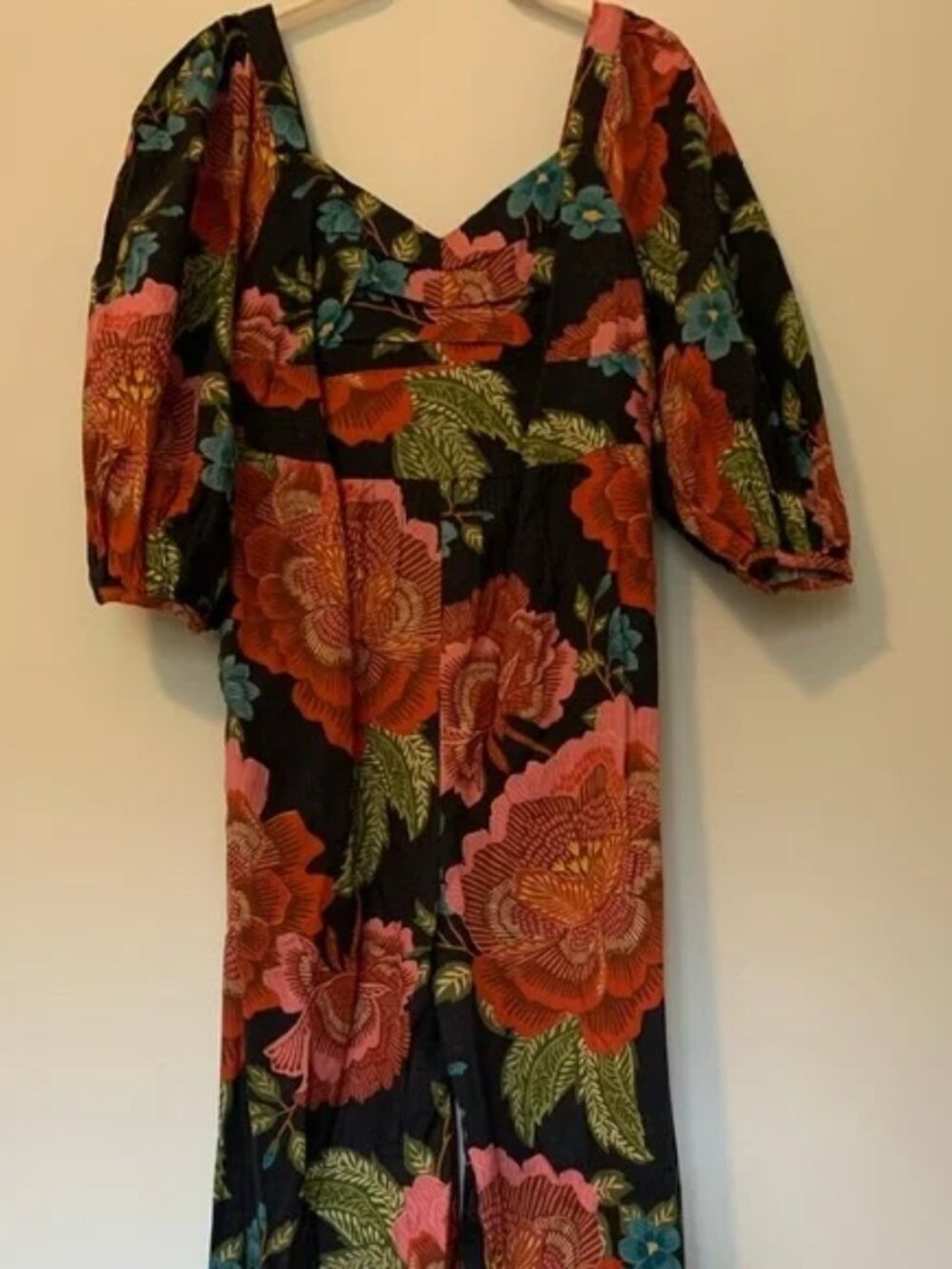 FARM Rio floral linen jumpsuit